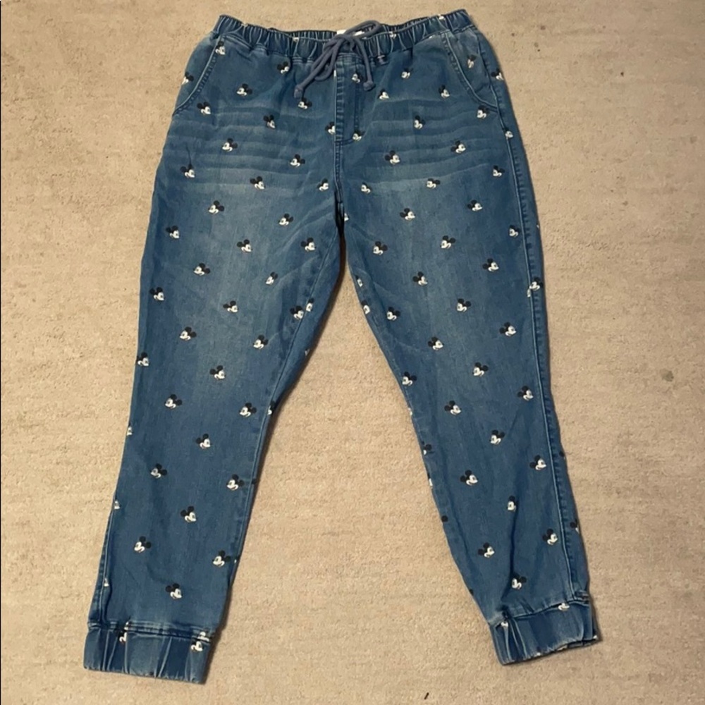 Super cute Disney Denim Joggers